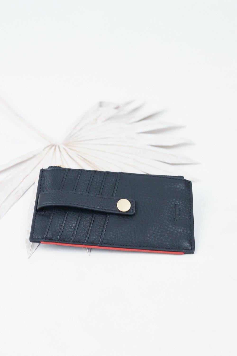 Black/ Brushed Gold/ Red Zip