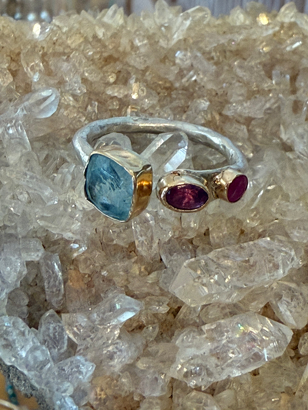 Aquamarine and Tourmaline