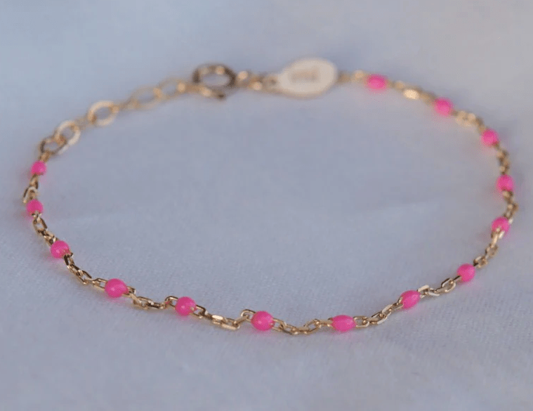 Enamel Spotlight Chain Bracelet