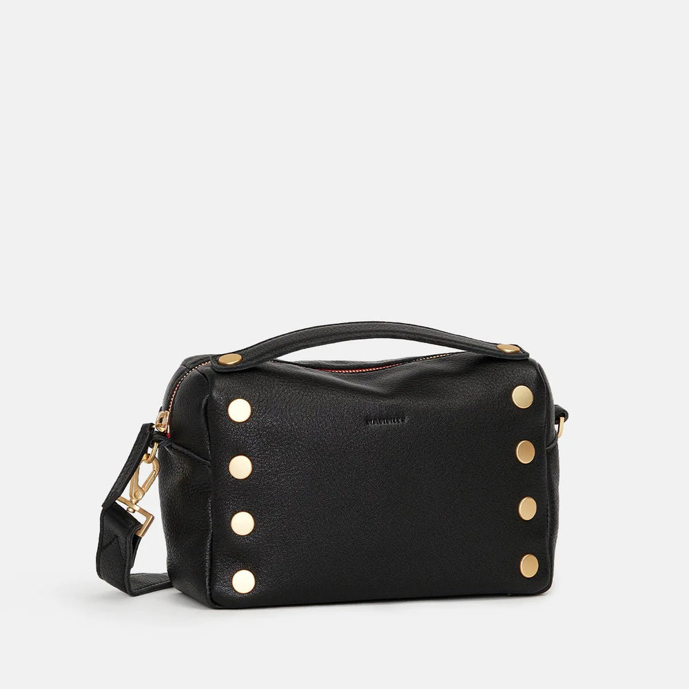 Black/ Brushed Gold Red Zipper