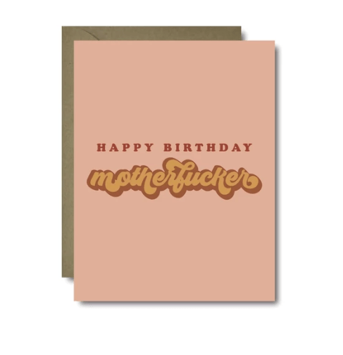 Retro Motherfucker Birthday