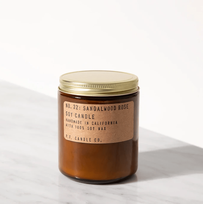 NO. 32: SANDALWOOD ROSE SOY CANDLE - Driftwood Maui & Home By Driftwood