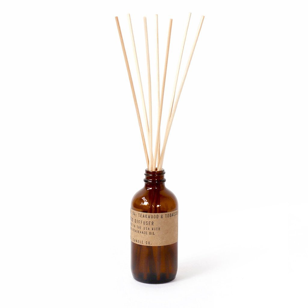 NO. 4: TEAKWOOD & TOBACCO REED DIFFUSER - Driftwood Maui & Home By Driftwood