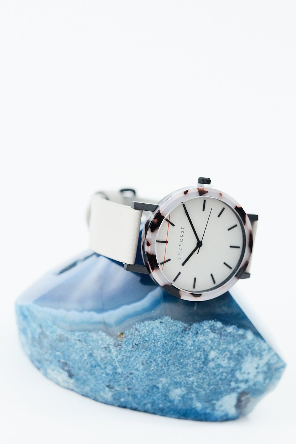 Blonde Tortoise Shell/Soft Grey Dial/Grey Band