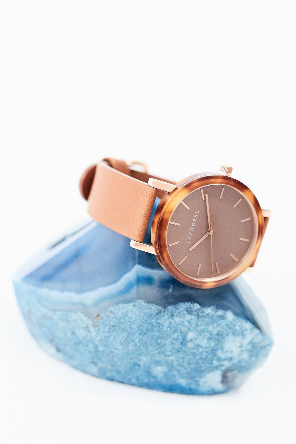Caramel Treacle Case/Dark Caramel Dial/ Rose Gold Indexing/ Tan Leather