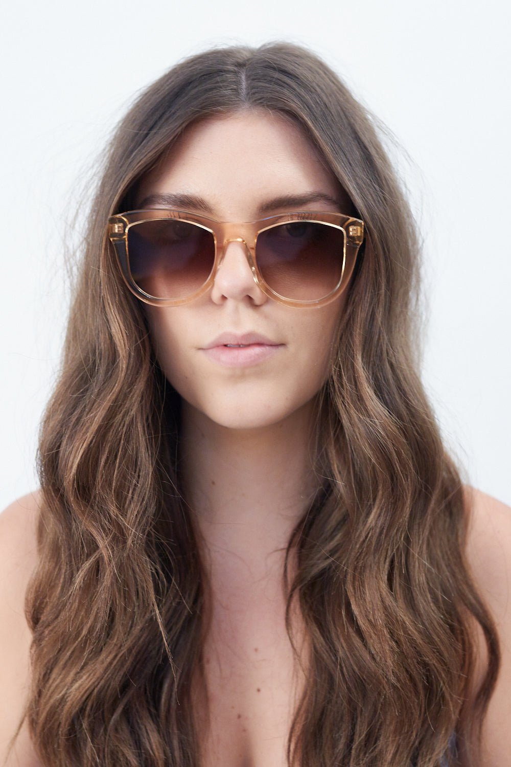 Tangerine/ Brown Gradient Lens
