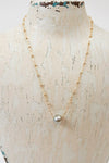 14"/ 16"/ 18" Single Floating Pearl Necklace