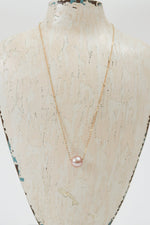 14"/ 16"/ 18" Single Floating Pearl Necklace - Driftwood Maui & Home By Driftwood