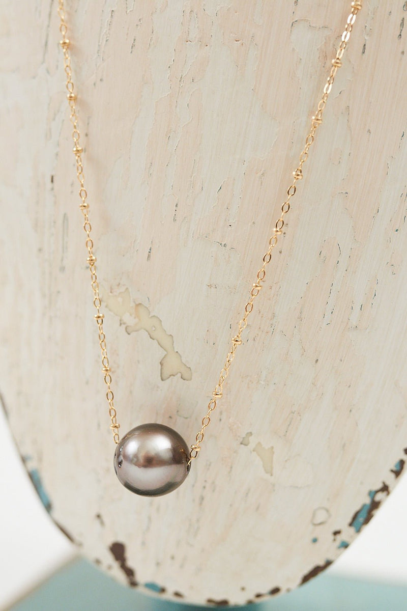 36" Floating Pearl Necklace