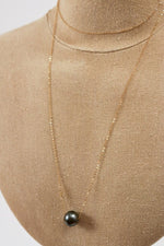 36" Floating Pearl Necklace