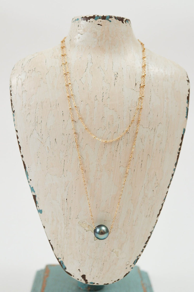 36" Floating Pearl Necklace - Driftwood Maui & Home By Driftwood