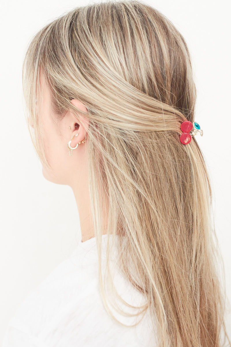 Cherry Mini Hair Claw Clip