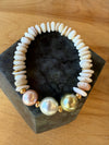 Puka and Pearl Bracelet