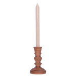 Frosted Antique Glass Candle Holder