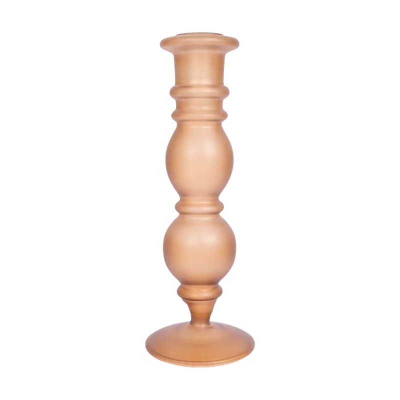 Frosted Classic Glass Candle Holder