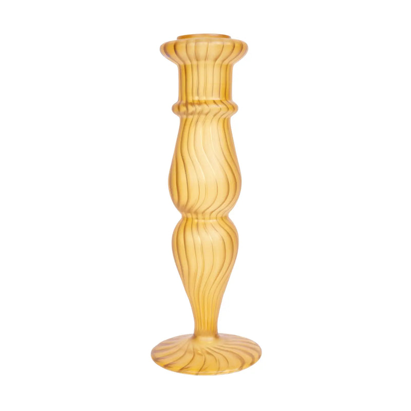 Frosted Classic Glass Candle Holder