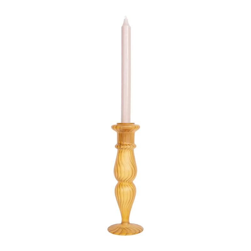 Frosted Classic Glass Candle Holder