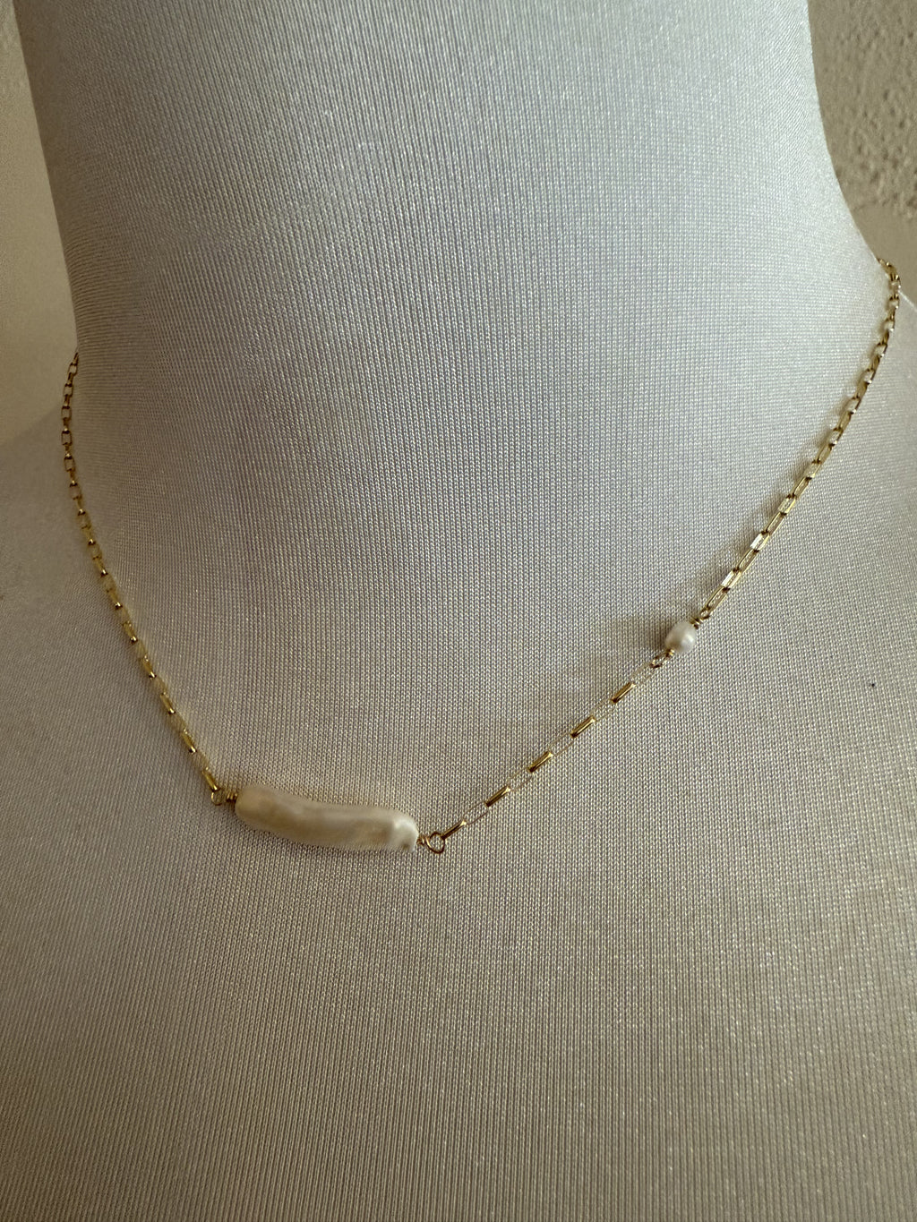 Mauimari Ocean JewelryFresh Water Pearl Bar NecklaceNecklaces