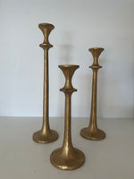 Antique Gold Candlestick Holder