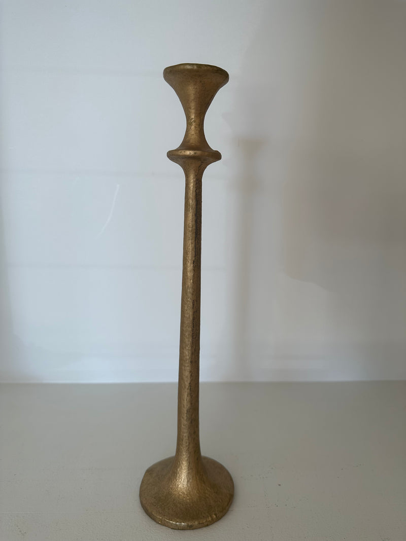 Antique Gold Candlestick Holder