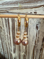 Pearl Hoops