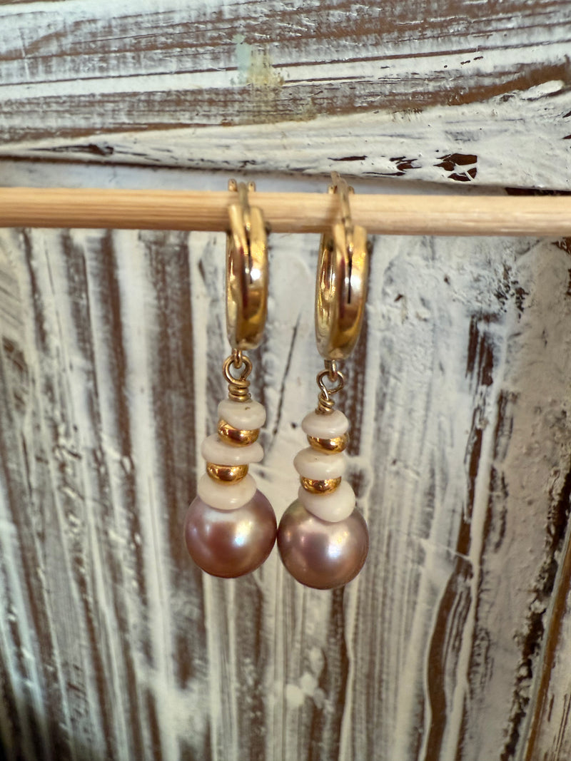 Pearl Hoops