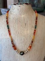 Spiny Oyster and Pearl Necklace