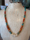 Spiny Oyster and Puka Necklace