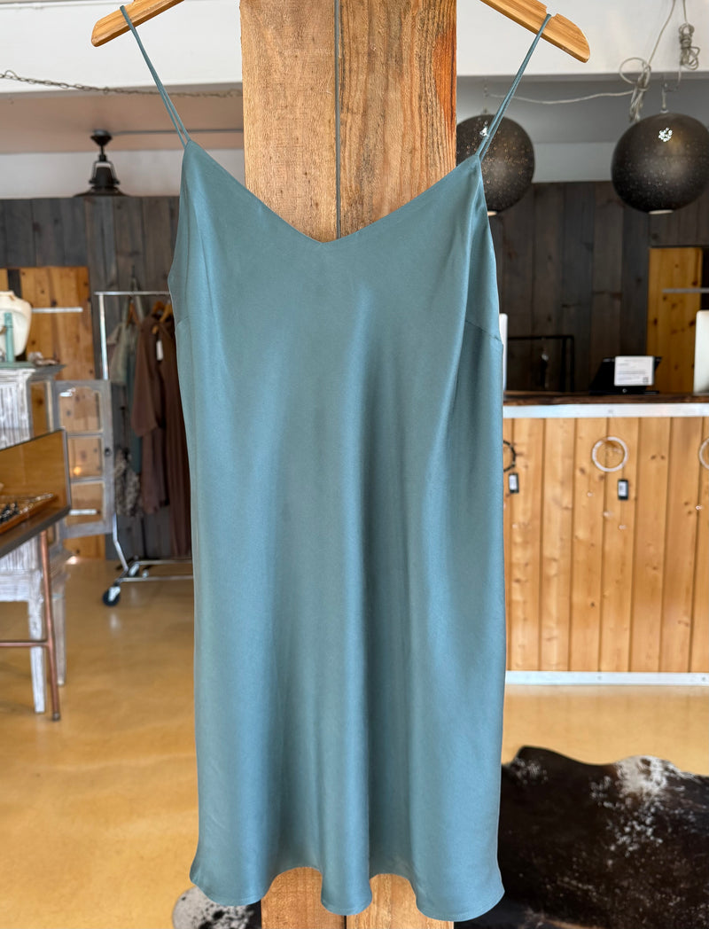 Classic Silk Mini Dress