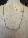Herkimer Diamond Bar Necklace