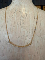 Herkimer Diamond Bar Necklace
