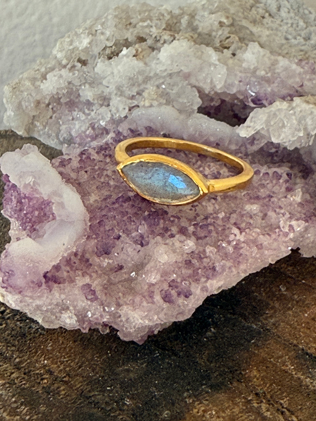 Marquise Gemstone Ring