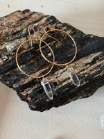 Crystal Spike Earrings
