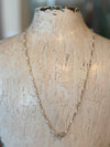Enamel and Herkimer Necklace