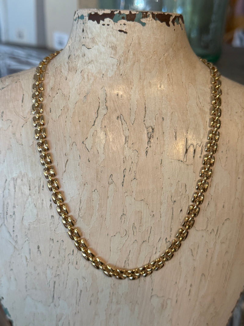 Gold Band Necklace