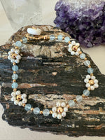 Gemstone Daisy Lei Bracelet