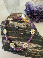 Gemstone Daisy Lei Bracelet