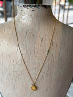 Aloha Stamped Disc Necklace