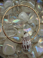 Pearl or Shell Hammered Bangles