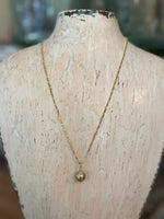 Dainty Pearl Drop Necklace