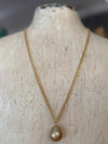 Large Pearl Drop Necklace