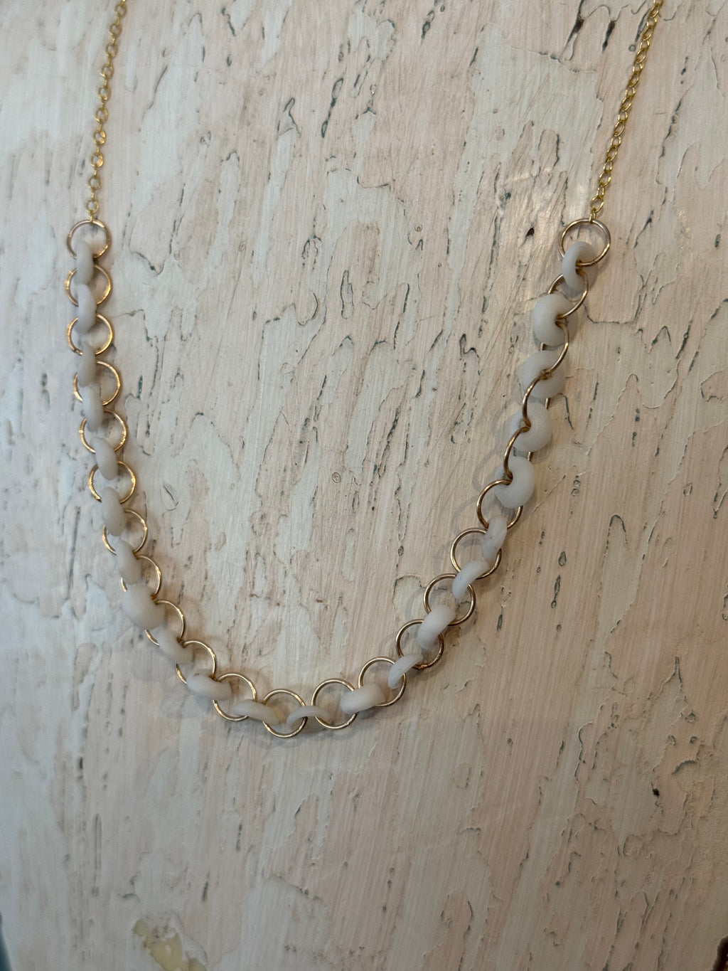 Half Moon Infinity Puka Necklace