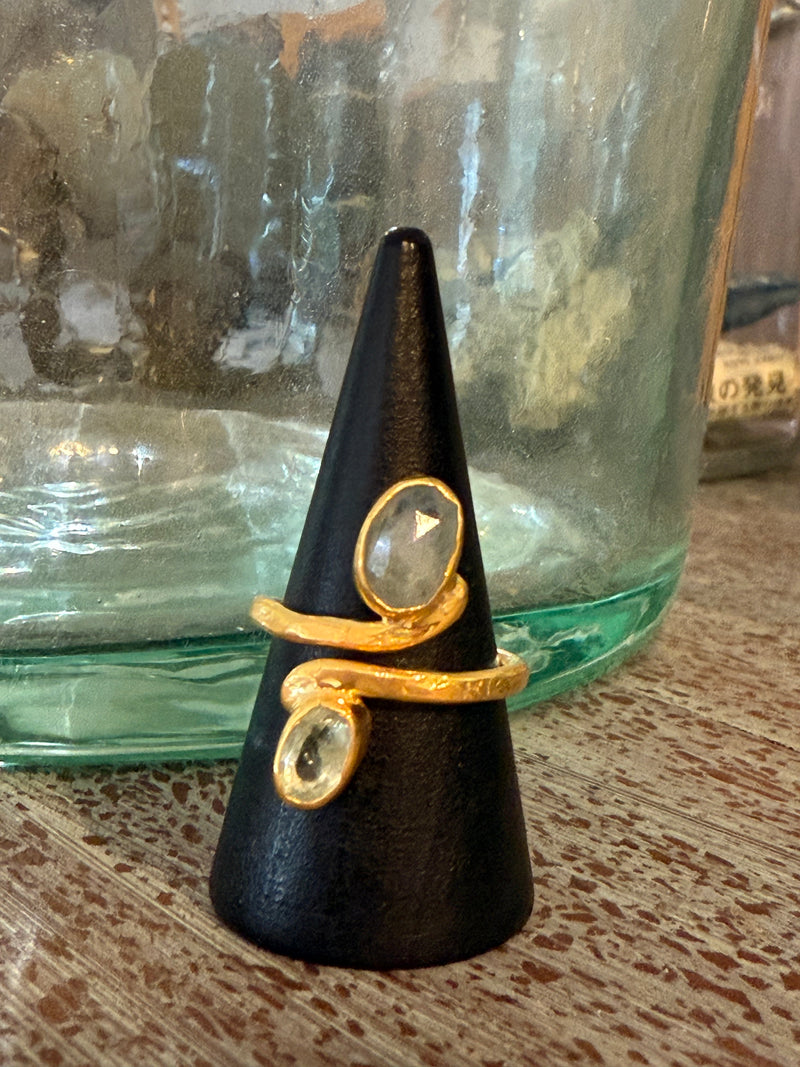 Aquamarine Wrap Ring