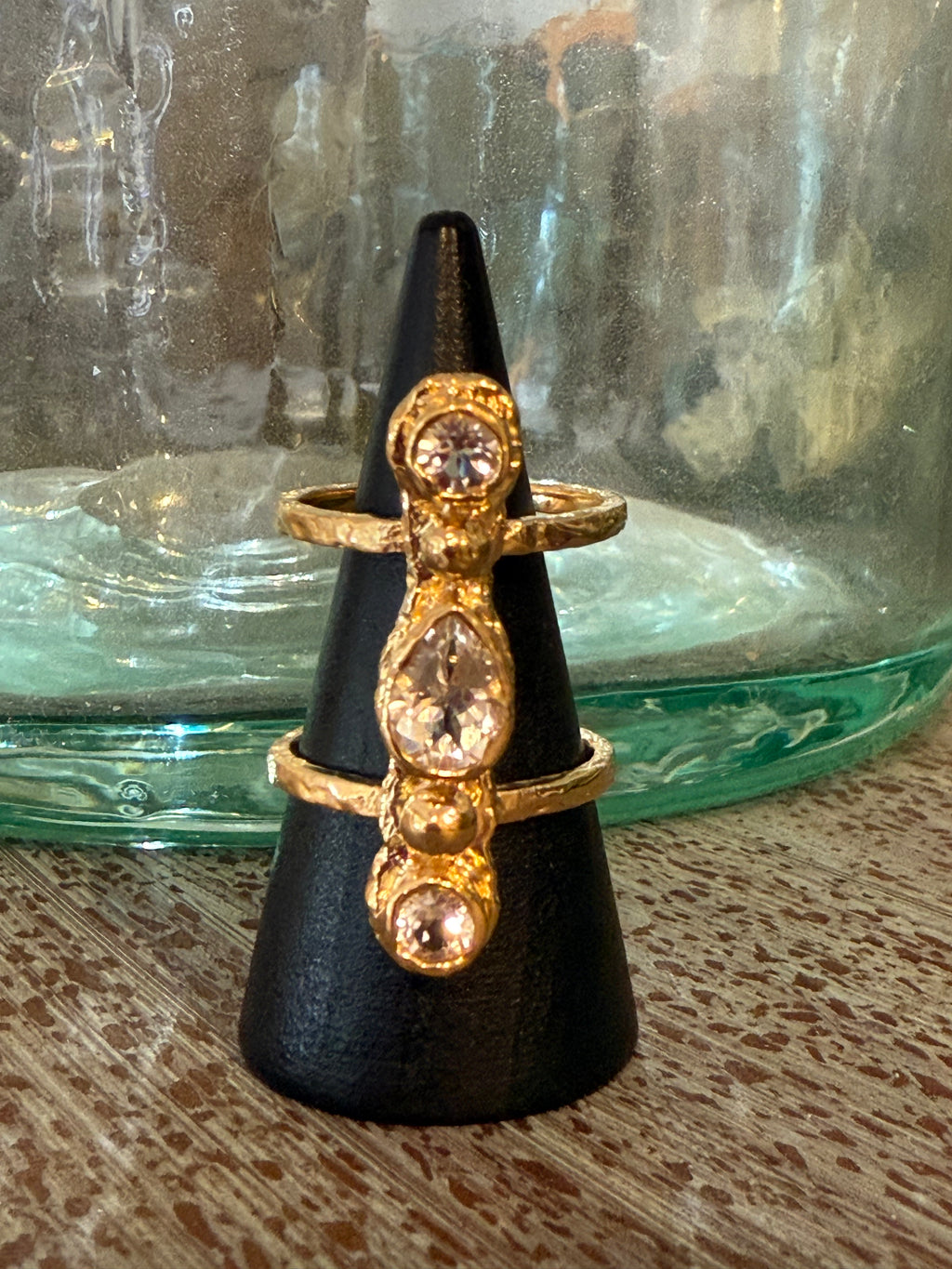 Topaz Double Ring