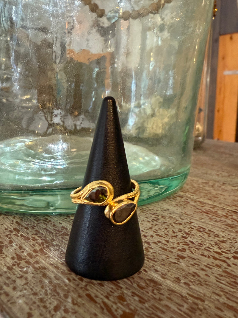 Tourmaline Wrap Ring