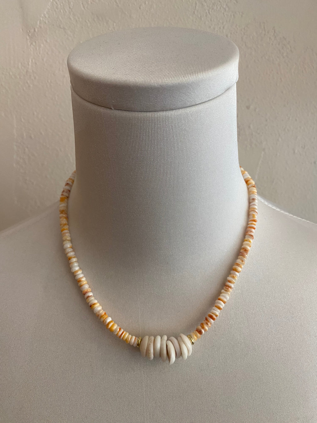 Spiny Oyster and Puka Necklace