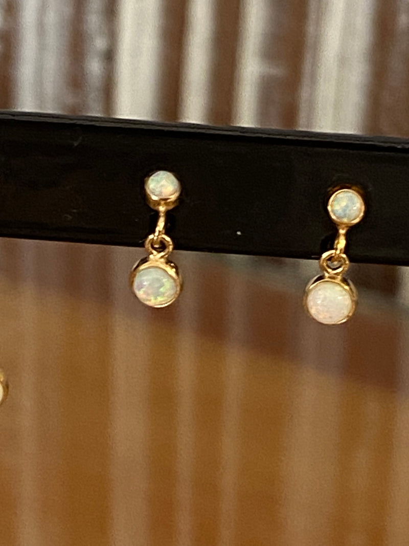 Opalescence Droplet Stud Earrings