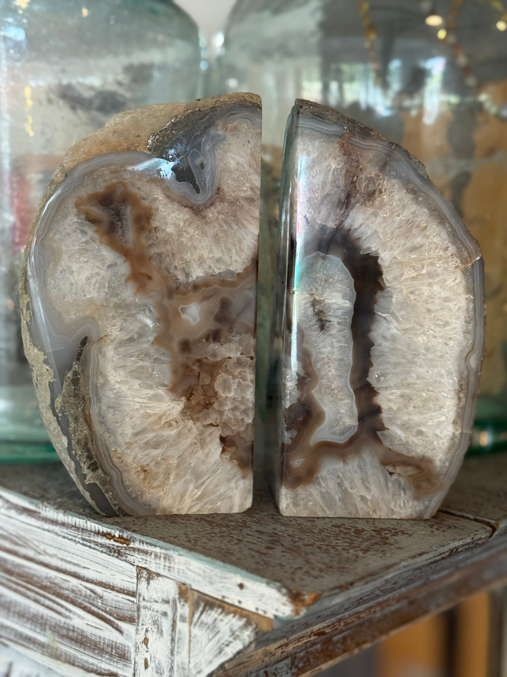 Rock ShopBlack Bookend PairMinerals