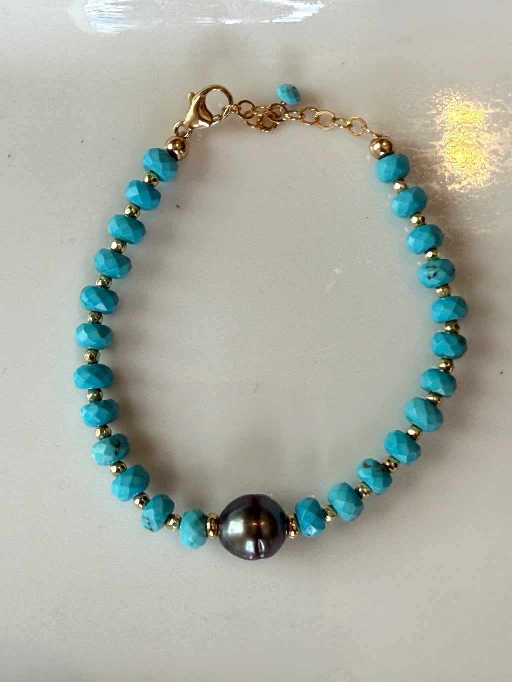 Ella May MauiTurquoise and Pearl BraceletBracelets