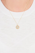 Turquoise Coin Necklace